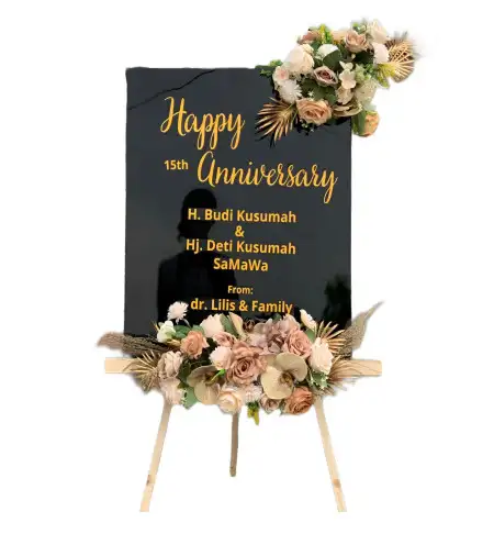 Papan Bunga Akrilik Bawodesolo