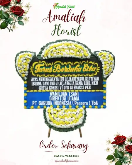 Papan Bunga Duka Bawodesolo